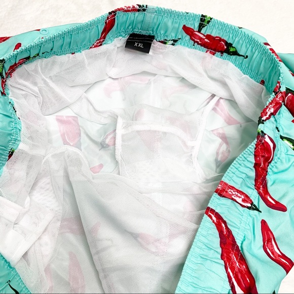 ❗️LAST PAIR❗️ Jake Austin Hot Pepper Swim Trunks - Picture 4 of 6